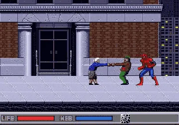 Spider-Man (World) (Sega) screen shot game playing